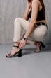 Жіночі босоніжки Fashion Mira 3985 37 розмір 24 ​​см Чорний - зображення 8