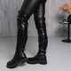 Ботфорты женские зимние Fashion Sleipnir 3886 38 размер 24,5 см Черный 4501472 - изображение 4