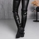 Ботфорты женские зимние Fashion Arion 3884 40 размер 25,5 см Черный 4501462 - изображение 6
