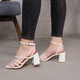Женские босоножки Fashion Guild 3972 40 размер 25,5 см Белый 4548831 - изображение 4