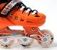 Розсувні ролики для підлітка 38-41 Scale Sports Orange з підсвічуванням переднього колеса - зображення 3