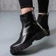 Ботинки женские Fashion Code 3747 39 размер 25 см Черный 4419608 - изображение 4