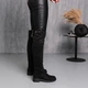 Ботфорты женские зимние Fashion Abu 3890 36 размер 23,5 см Черный 4501494 - изображение 6