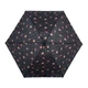 Мини зонт женский механический Fulton Tiny-2 L501 Black, flowers (Черный, цветы) - изображение 4
