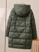 Пуховик Janveny 232822 XL Зеленый (711117) - изображение 3