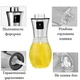 Распылитель диспенсер бутылка спрей для масла, уксуса, соусов, 200 мл стеклянный - изображение 4