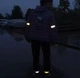 Светоотражающая полоска браслет самозакрывающийся на руки, ноги, фликер - изображение 10