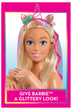 Lalka-manekin Just play Barbie Glitter Hair Deluxe Styling (886144635762) - obraz 4