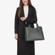 Сумка женская кожаная тоут большая Regina Notte Tote 8066 Темно-зеленый - изображение 2