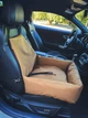 Автокресло автогамак лежак со съемным чехлом для собак и кошек 50х50 см Incor Коричневый (К-52) - изображение 4