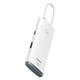 Хаб Baseus Lite Series 5-Port Type-C HUB Docking Station Type-C to HDMI+USB3.0*3+PD WKQX040002 White - изображение 3