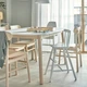 Дитячий стілець, білий Ikea AGAM 902.535.35 - изображение 5