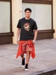 Ветровка мужская Uniqlo 917270446 3XL Оранжевая (1159790995) - изображение 11