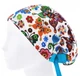 Медицинская шапочка женская HeadwearUniverse универсальная принт Бабочки на белом - изображение 3