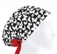 Медицинская шапочка женская HeadwearUniverse универсальная принт Белые бабочки - изображение 1