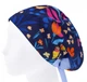 Медицинская шапочка женская HeadwearUniverse универсальная принт Бабочки в цветах - изображение 3