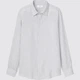 Рубашка Uniqlo PREMIUM LINEN розмір XXS світло сіра (448959) - зображення 1