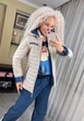 Fashions • Куртка трансформер женская Entony Fashions 46 бежевый (№3503/а-бр-мк) - изображение 9