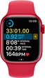 Smartwatch Apple Watch Series 8 GPS 41mm (PRODUCT)RED Aluminium Case with (PRODUCT)RED Sport Band (MNP73/A) - obraz 4