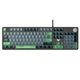 Клавіатура Aula F2088 PRO Plus 9 Green Keys KRGD Blue USB UA Black/Gray (6948391234892) - изображение 1