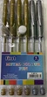 Набір гелевих ручок First metal colour pen 4 золоті, 2 срібні 0.5 мм - зображення 1
