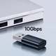 Адаптер c USB 3.1 на type-C Baseus для быстрой зарядки или конвертации 10 Gbps Синий (1012-893-00) - изображение 6