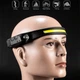 Акумуляторний LED ліхтар BauTech на голову з датчиком руху Чорний (1012-979-00) - зображення 6
