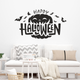 Наклейка Хэллоуин для стен и окон Happy Halloween Тыква 1000*560мм Happy Pocket самоклеющаяся декор матовая Черный (HP-018L-070M) - изображение 2