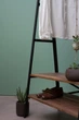 Дизайнерская Напольная вешалка в стиле Loft Design 90x40x160h Черный/Дерево ATL085 - изображение 3