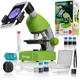 Мікроскоп Bresser Junior 40x-640x Green з набором для дослідів і адаптером для смартфона (8851300B4K000) - изображение 1