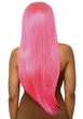 Длинный парик Leg Avenue Long straight center part wig neon pink One Size - изображение 2