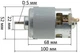 Двигатель воздуходувки аккумуляторной Tekhmann TCBV-245/i20 RS-887S 36V (D52 / H100 / dвала 5мм) - изображение 4