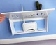Полиця для роутера Wi-Fi HOME коробка 40*20*10 см Біла - зображення 2