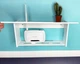 Полка для роутера Wi-Fi Линии коробка 40*20*10 см Белая - изображение 3