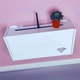 Полка для роутера Wi-Fi коробка 40*20*10 см Белая - изображение 2