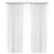 Гардины IKEA LILL 2 шт/300х280см белые 100.702.62 - изображение 1