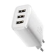 Зарядное устройство Baseus 3USB 3.4A 17W Compact White (CCXJ020102) - изображение 2