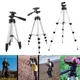Штатив тринога металевий для телефону та камери Tripod 3110 Чорний для професійної зйомки портативний трипод - зображення 3