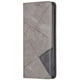 Чехол-книжка с кармашками UniCase Geometric Pattern для Honor 90 - Grey - изображение 3