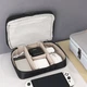 Сумка-органайзер для кабелів (дротів) та електроніки UrbanGear Travel Digital Bag (2 відділення) Чорна - зображення 5