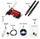 Двохдіапазонний PCI-E Wi-Fi 5 (AC) 1200Mbps адаптер 2.4/5GHz Black UWA-2 + Bluetooth 4.0 (PCE-AC1200) - зображення 3