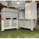 Контейнер Europlast CT/R3 полимерний сплошной 1200x1000х760 мм на 3-х полозьях - изображение 2