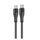 Кабель Charge\OTG Proove Soft Silicone Type-C to Type-C 2.4A 60W 1m Black CCSO60002201 - изображение 1