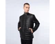 Чоловіча стьобана куртка з екошкіри чорний 97_9P_156_1_2XL, XXL - изображение 2