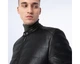 Чоловіча стьобана куртка з екошкіри чорний 97_9P_156_1_XL, XL - изображение 6