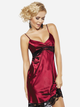 Koszula nocna DKaren Slip Otylia S Crimson (5901780620677) - obraz 1