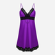 Koszula nocna DKaren Slip Peggy M Violet (5903068506321) - obraz 1