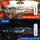 Зонтик солнцезащитный для авто на лобовое стекло складная автомобильная шторка от солнца и нагрева салона UV защита экран в машину с чехлом 72×130 см черная Deyric C0280 - изображение 6