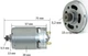 Двигатель шуруповерта 10,8 V Makita DF333D 629395-8 (d38,dвала3,2/L75) - изображение 4
