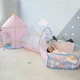 Дитячий ігровий комплекс Garden PlayTent-3in1 намет з тунелем та басейном для кульок Рожевий - зображення 7